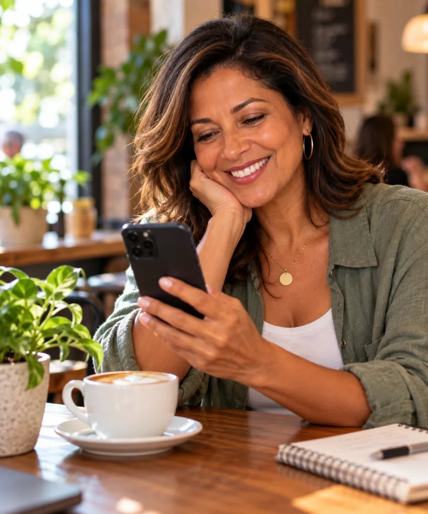 Cómo crear un buen perfil en una aplicación de citas después de los 50